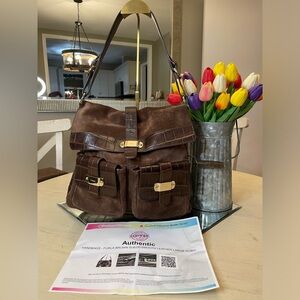 Furla suede with COA